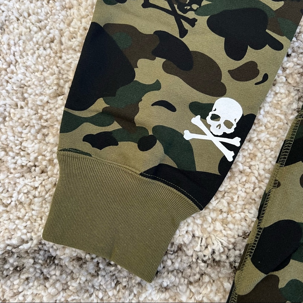 🖤 NWT🖤 BAPE MASTERMIND JAPAN Skull & Tiger Camo Hoodie - Picture 5 of 16